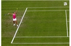 BIRMINGHAM, ENGLAND - JUNE 11: Francesca Schiavone of Italy in action against Sloane Stephens of the USA during day three of the Aegon Classic at the Edgbaston Priory Club on June 11, 2014 in Birmingham, England. (Photo by Paul Thomas/Getty Images)